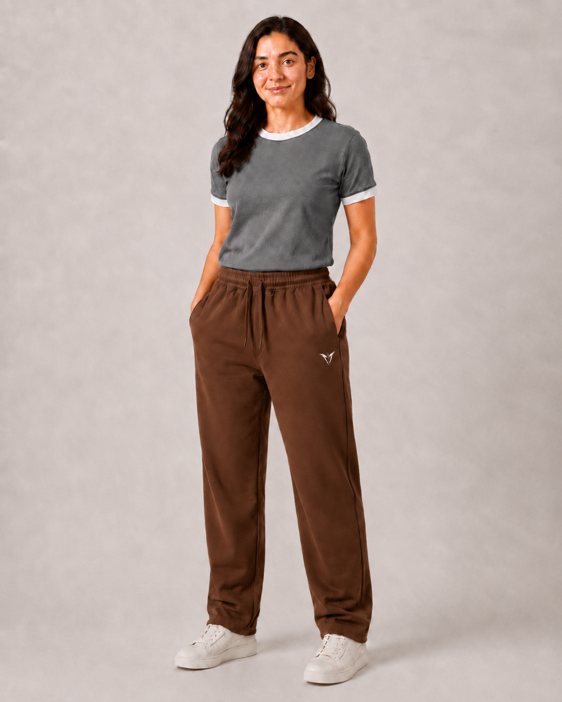 Women Brown Active Pant