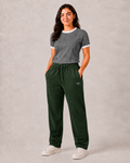 Women Dark Green Active Pant