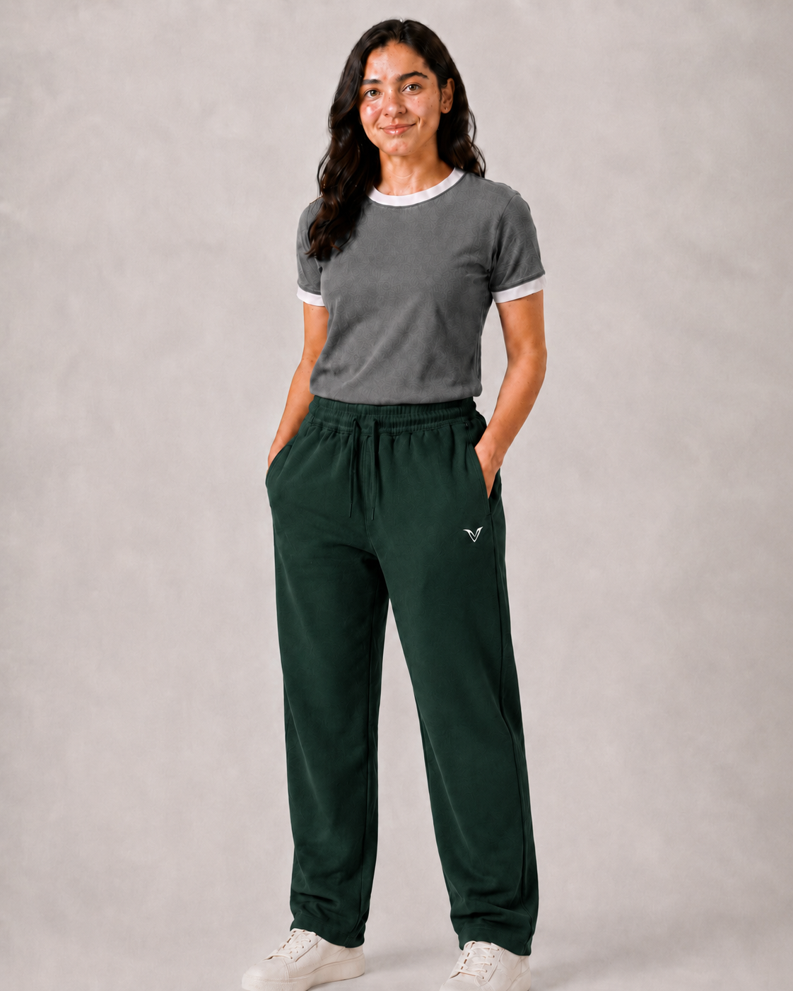 Women Dark Green Active Pant