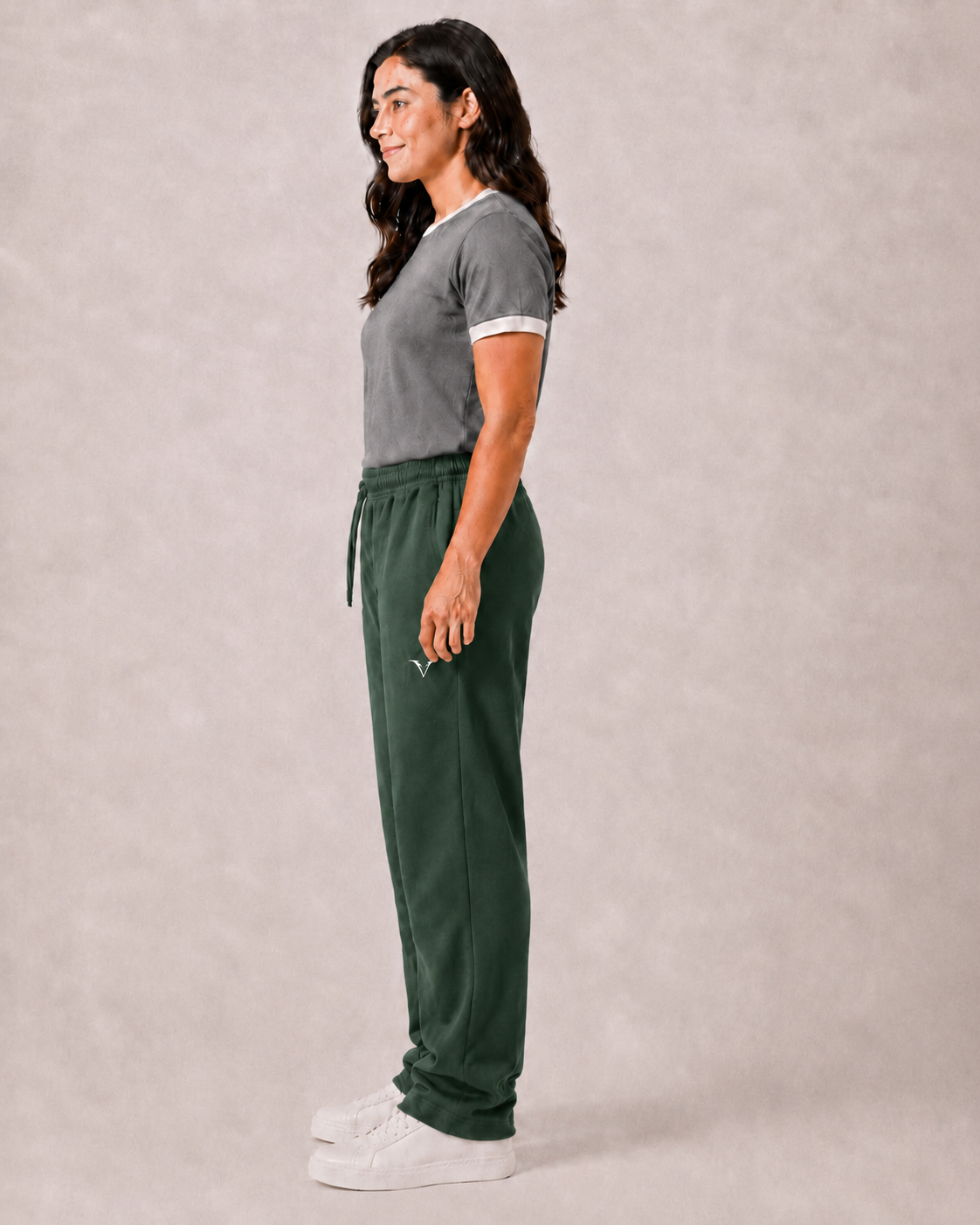 Women Dark Green Active Pant