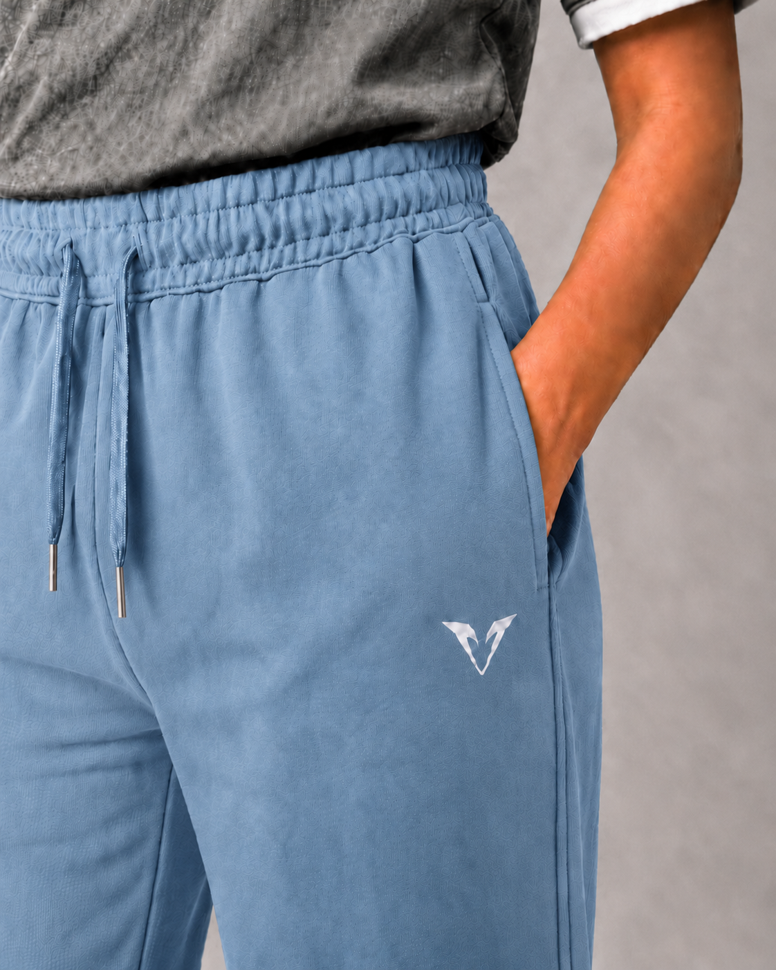 Women Dark Baby Blue Active Pant