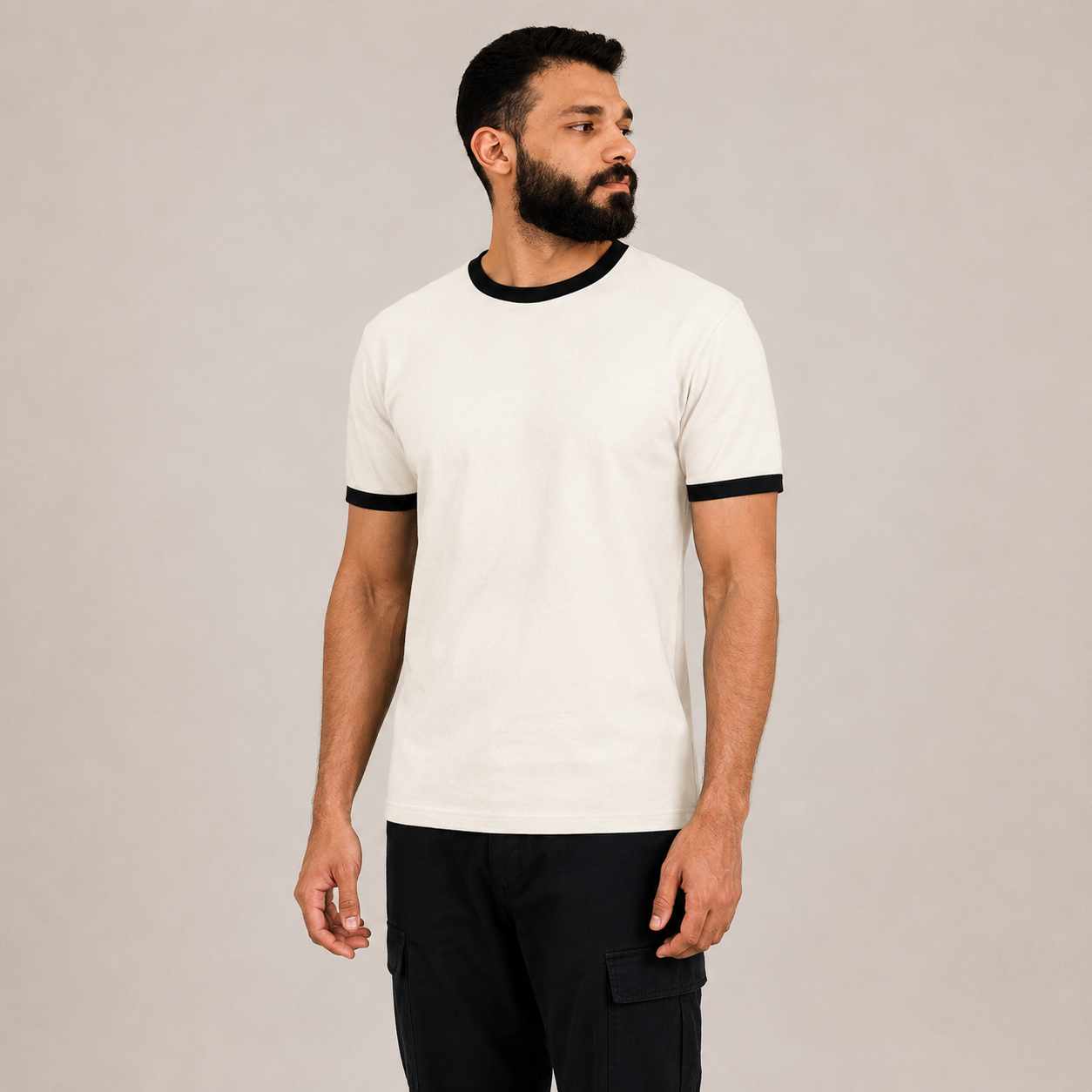Off-White Ringer T-Shirt