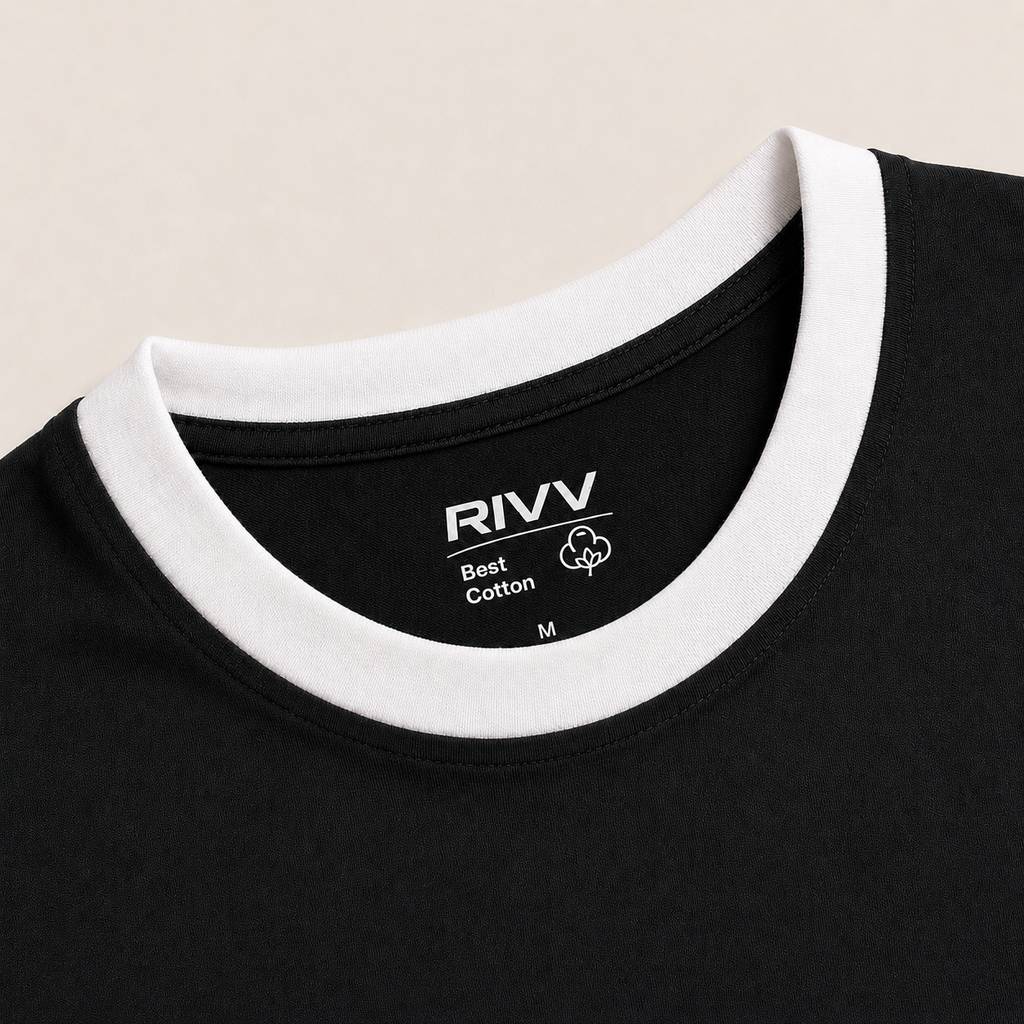 Black Ringer T-Shirt