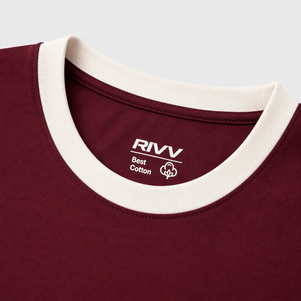 Burgandy Ringer T-Shirt