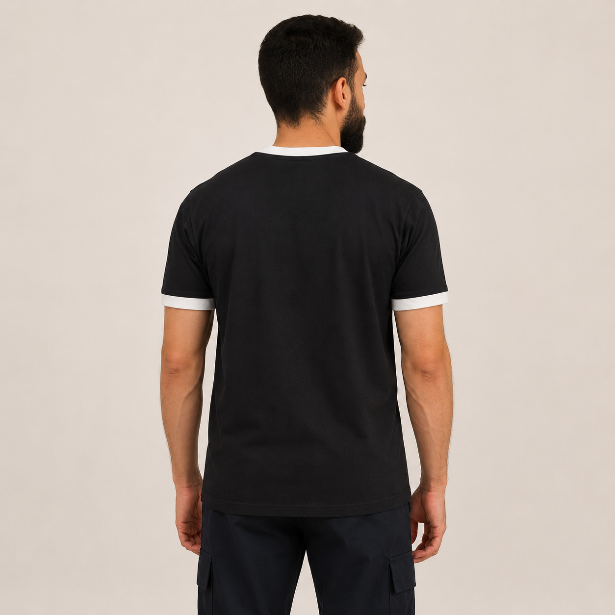 Black Ringer T-Shirt