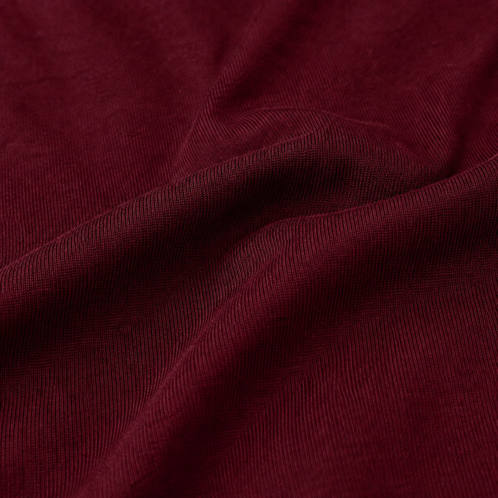 Burgandy Ringer T-Shirt