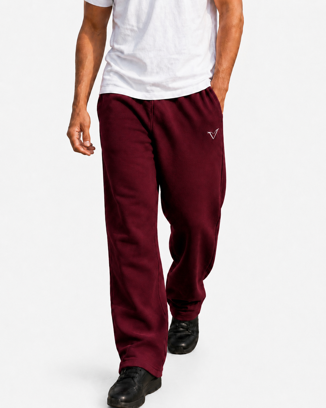 Burgandy Active Pant