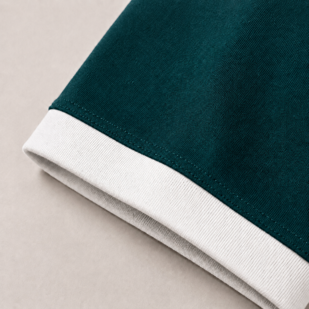 Dark Teal Ringer T-Shirt