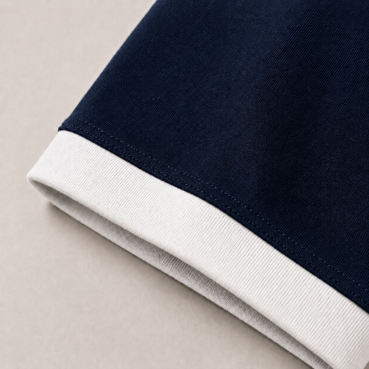 Navy Blue Ringer T-Shirt