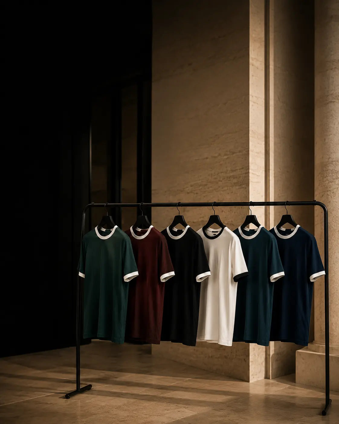 RIVV Ringer T-Shirts in six colors